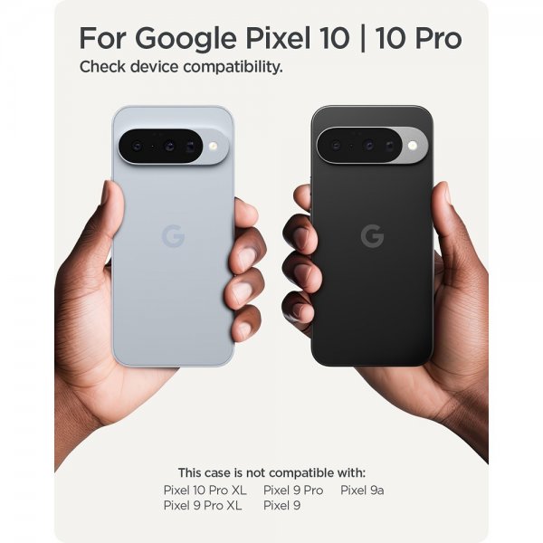 - Google Pixel 10/Pixel 10 Pro - Skal - Thin Fit MagFit - Sage Green
