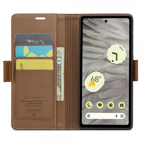 - Google Pixel 7a - Fodral - 023 Series - Brun