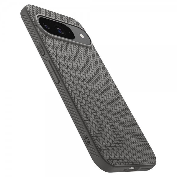 - Google Pixel 9/Pixel 9 Pro - Skal - Liquid Air - Marble Gray