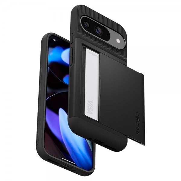 - Google Pixel 9/Pixel 9 Pro - Skal - Slim Armor CS - Svart