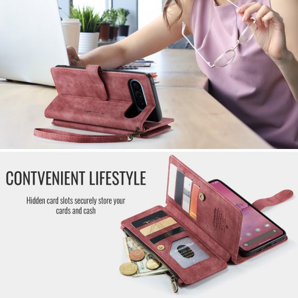 - Google Pixel 9 Pro XL - Fodral - C30 Series - Röd