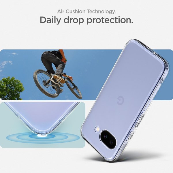 - Google Pixel 9a - Skal - Ultra Hybrid - Crystal Clear