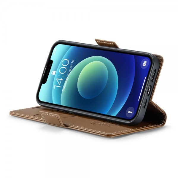 - iPhone 12/iPhone 12 Pro - Fodral - 023 Series - Brun