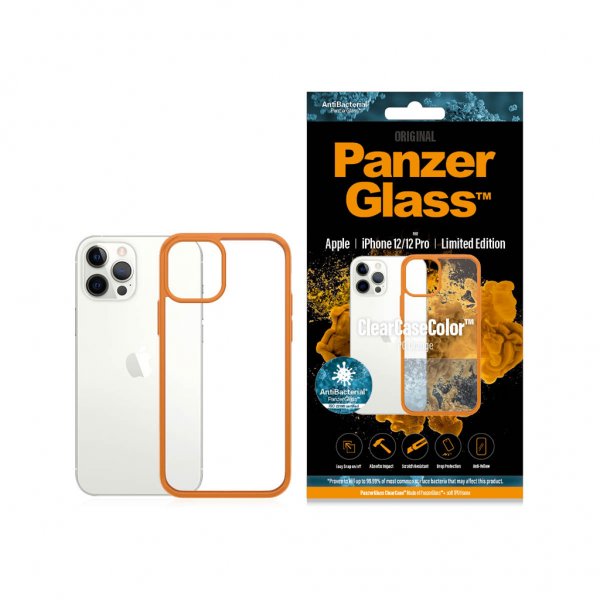 - iPhone 12/iPhone 12 Pro - Skal - ClearCase - PG Orange