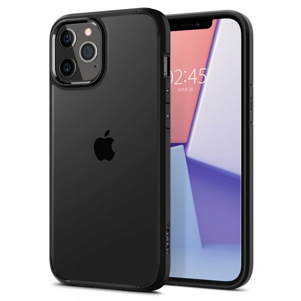 - iPhone 12/iPhone 12 Pro - Skal - Ultra Hybrid - Matte Black