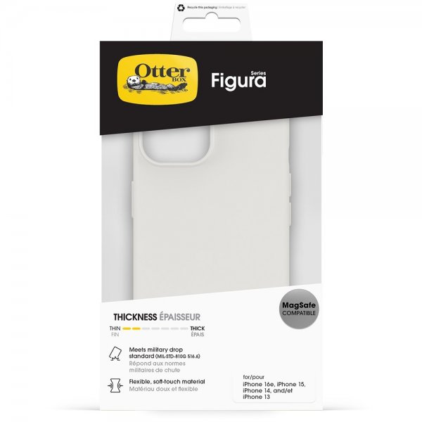 - iPhone 13/14/15/16e/17e - Skal - Figura MagSafe - Crema