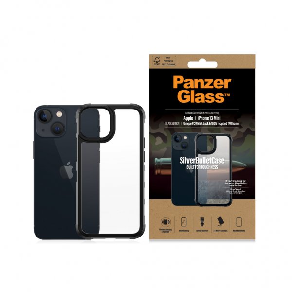 - iPhone 13 mini - Skal - SilverBullet Case - Svart