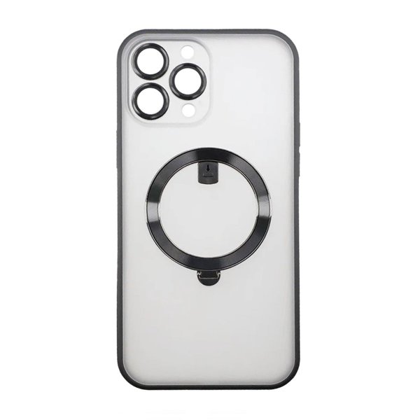 - iPhone 13 Pro Max - Skal - Roterbart MagSafe Stativ - Svart