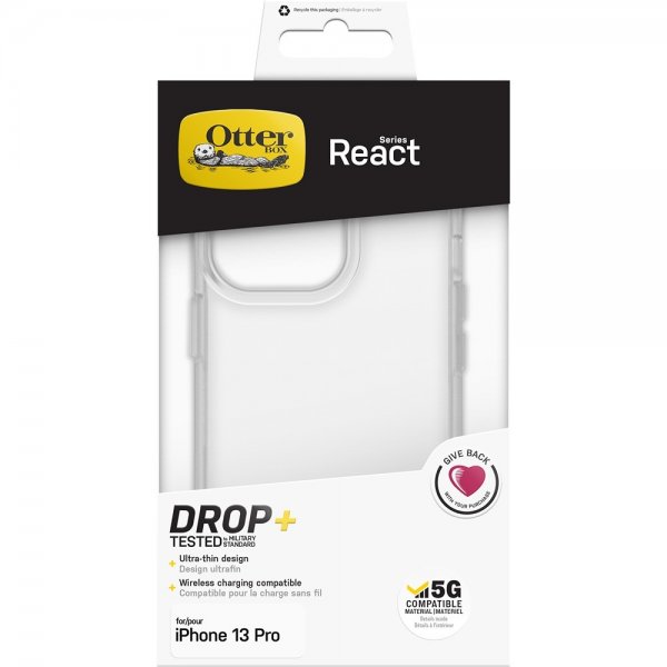 - iPhone 13 Pro - Skal - React - Transparent