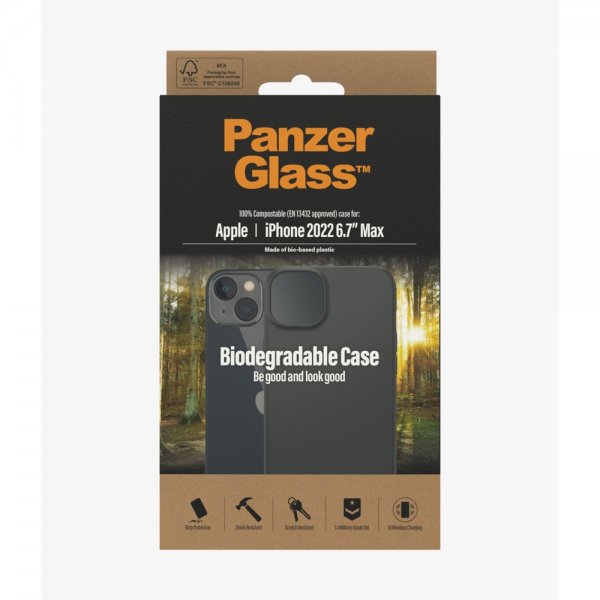- iPhone 14 Plus - Skal - Biodegradable Case - Svart
