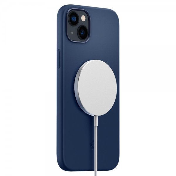 - iPhone 14 Plus - Skal - Silicone Fit MagFit - Navy Blue