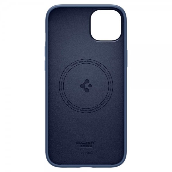 - iPhone 14 Plus - Skal - Silicone Fit MagFit - Navy Blue