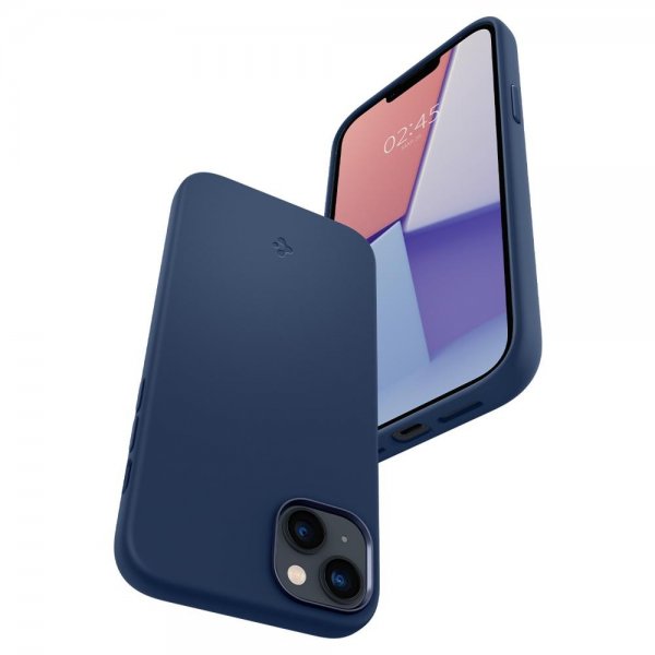 - iPhone 14 Plus - Skal - Silicone Fit MagFit - Navy Blue