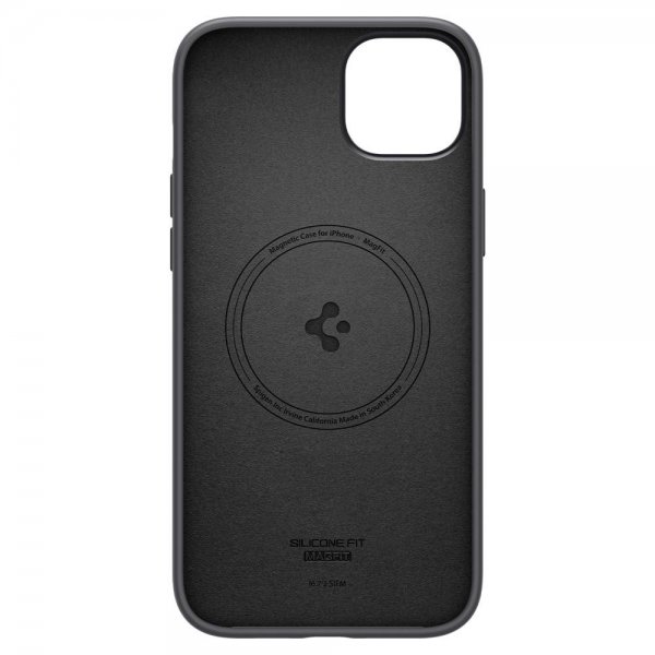 - iPhone 14 Plus - Skal - Silicone Fit MagFit - Svart