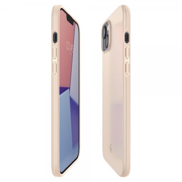 - iPhone 14 Plus - Skal - Thin Fit - Sand Beige