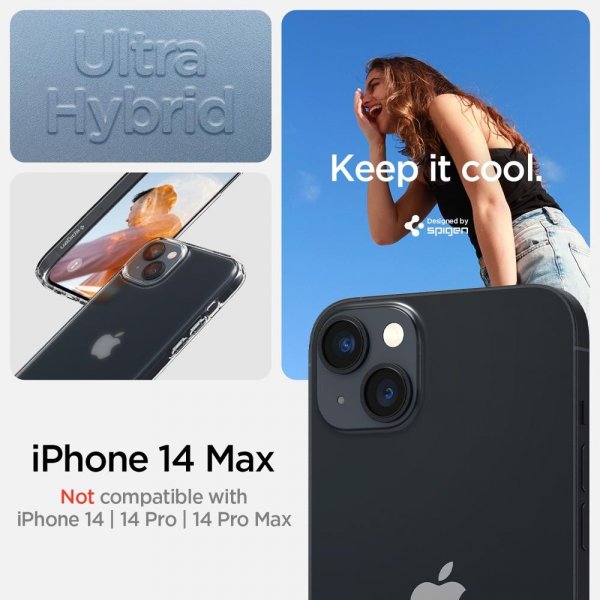- iPhone 14 Plus - Skal - Ultra Hybrid - Frost Clear