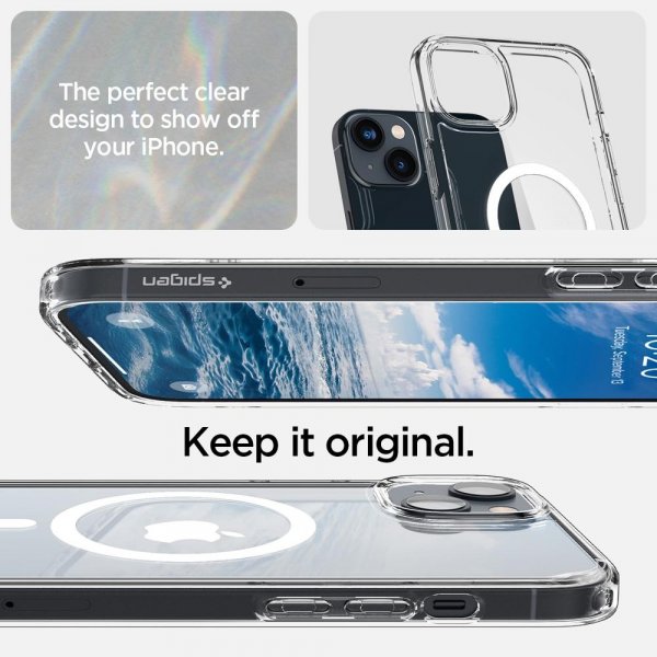 - iPhone 14 Plus - Skal - Ultra Hybrid MagFit - Vit