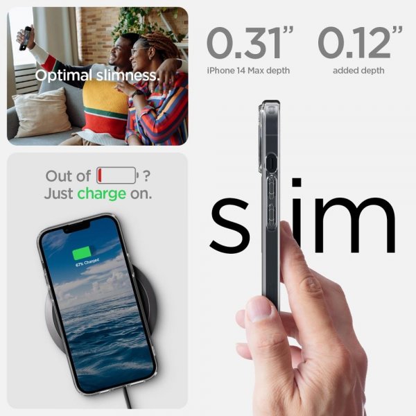 - iPhone 14 Plus - Skal - Ultra Hybrid MagFit - Vit