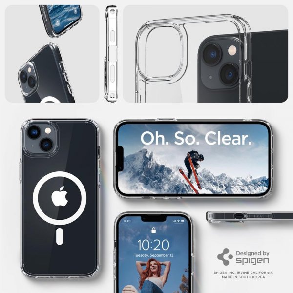 - iPhone 14 Plus - Skal - Ultra Hybrid MagFit - Vit