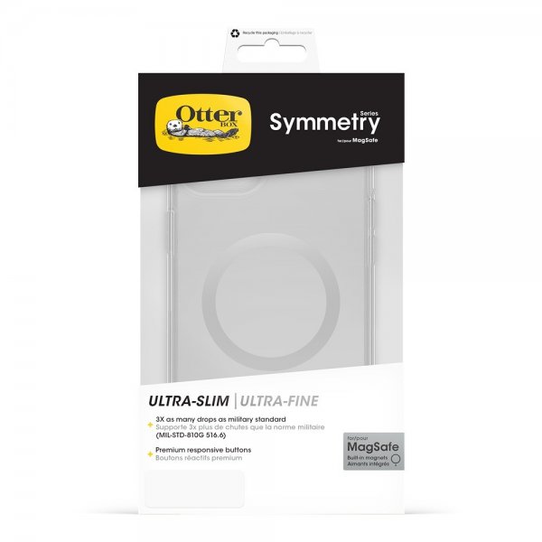 - iPhone 14 Plus/iPhone 15 Plus - Skal - Symmetry MagSafe - Transparent