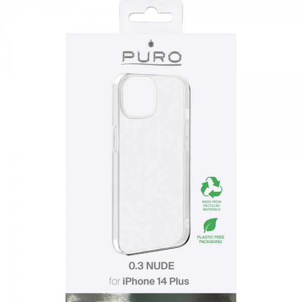 - iPhone 14 Plus - Skal - Nude - Transparent