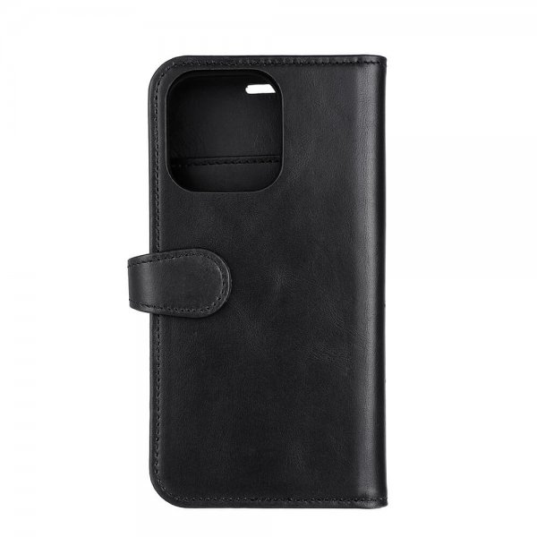 - iPhone 14 Pro - Fodral - 2-in-1 Detachable Wallet - Svart