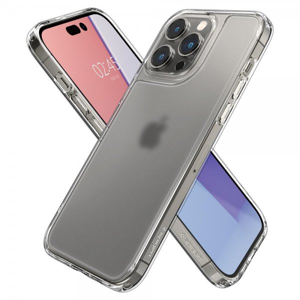 - iPhone 14 Pro Max - Skal - Quartz Hybrid - Matte Clear