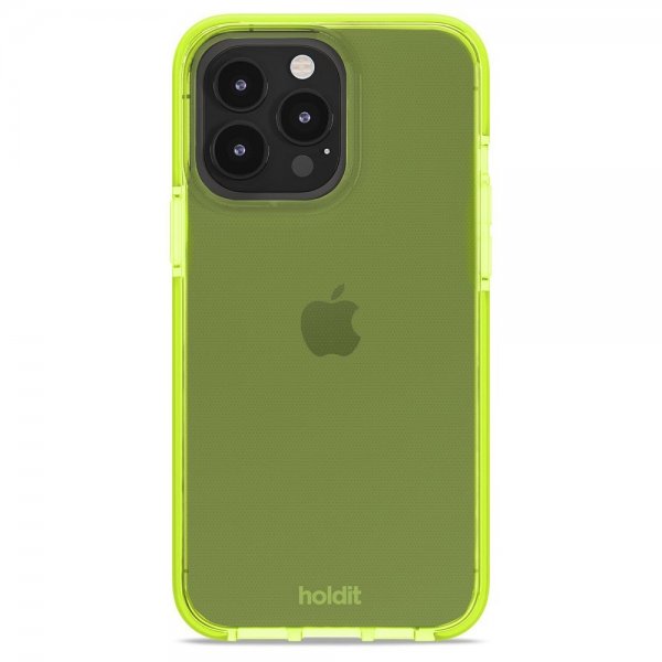 - iPhone 14 Pro Max - Skal - Seethru - Acid Green