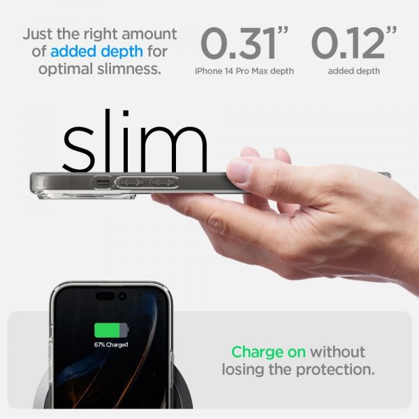 - iPhone 14 Pro Max - Skal - Ultra Hybrid S - Crystal Clear