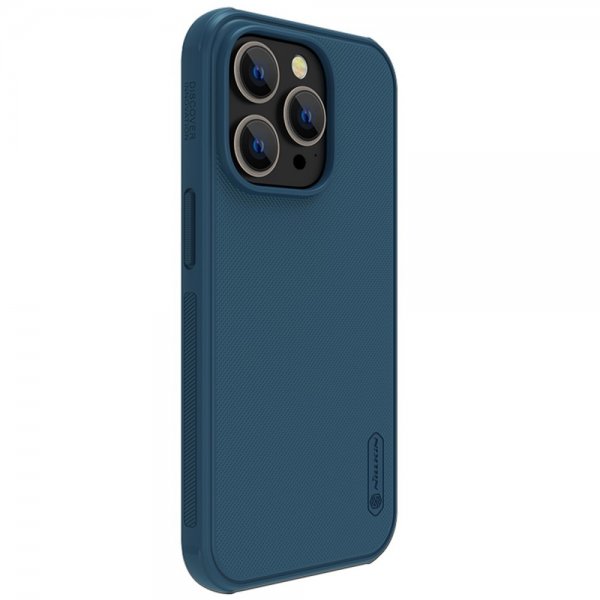 - iPhone 14 Pro - Skal - Frosted Shield Pro MagSafe - Blå