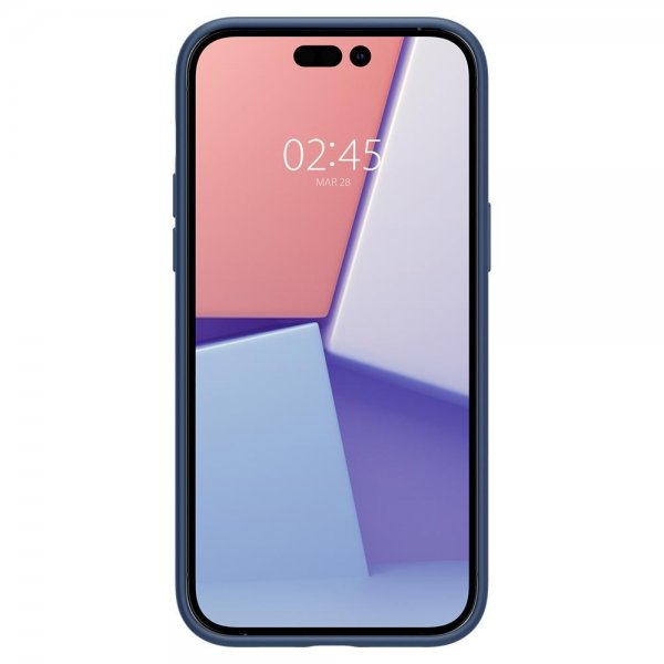 - iPhone 14 Pro - Skal - Silicone Fit MagFit - Navy Blue