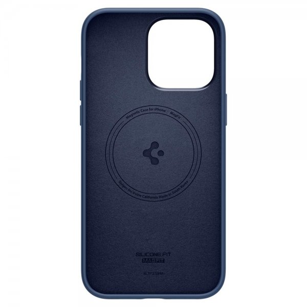 - iPhone 14 Pro - Skal - Silicone Fit MagFit - Navy Blue