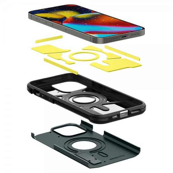 - iPhone 14 Pro - Skal - Tough Armor MagFit - Abyss Green