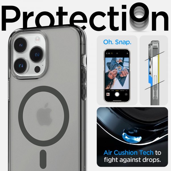 - iPhone 14 Pro - Skal - Ultra Hybrid MagFit - Frost Black