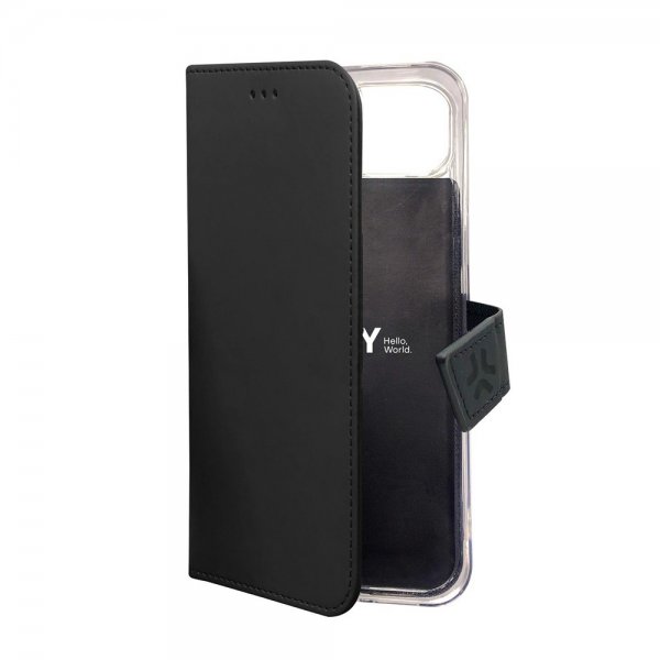 - iPhone 15 - Fodral - Wally Wallet Case - Svart