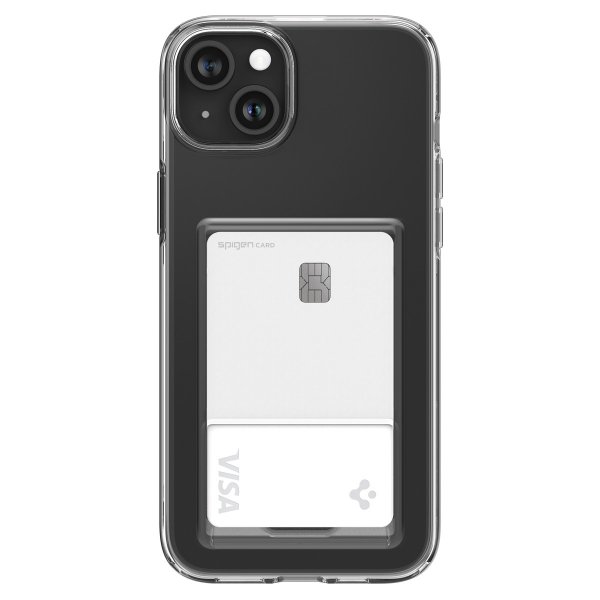 - iPhone 15 Plus - Skal - Crystal Slot - Crystal Clear