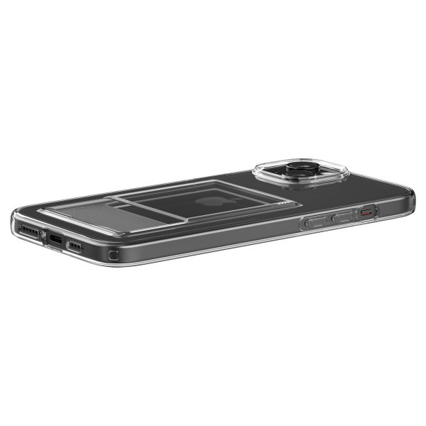 - iPhone 15 Plus - Skal - Crystal Slot - Crystal Clear