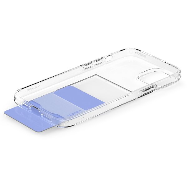 - iPhone 15 Plus - Skal - Crystal Slot - Crystal Clear