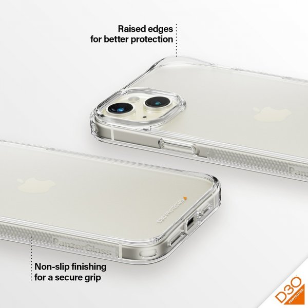 - iPhone 15 Plus - Skal - HardCase D3O - Transparent