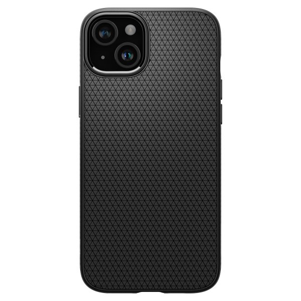 - iPhone 15 Plus - Skal - Liquid Air - Matte Black