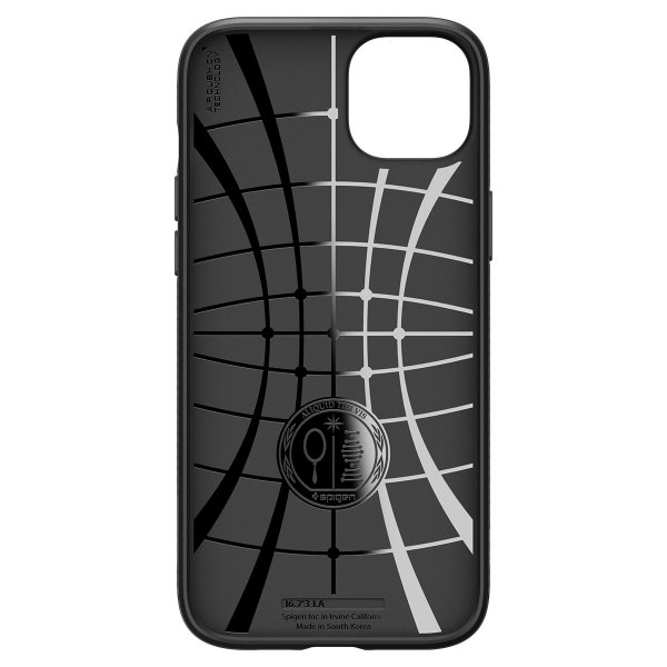 - iPhone 15 Plus - Skal - Liquid Air - Matte Black