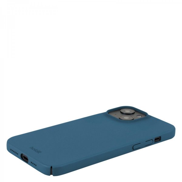 - iPhone 15 Plus - Skal - Slim Case - Denim Blue