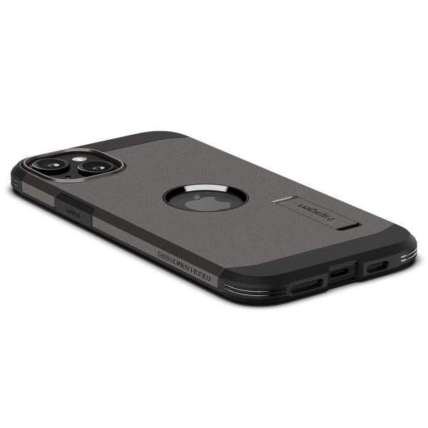 - iPhone 15 Plus - Skal - Tough Armor MagFit - Gunmetal
