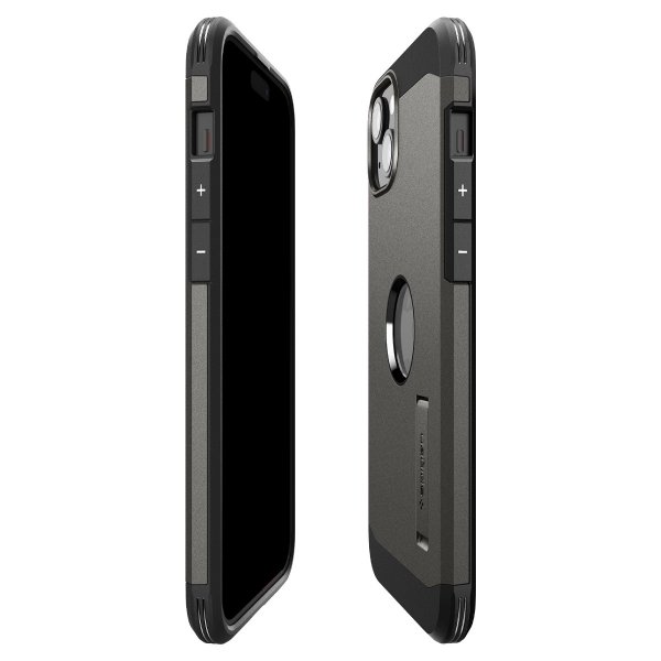 - iPhone 15 Plus - Skal - Tough Armor MagFit - Gunmetal