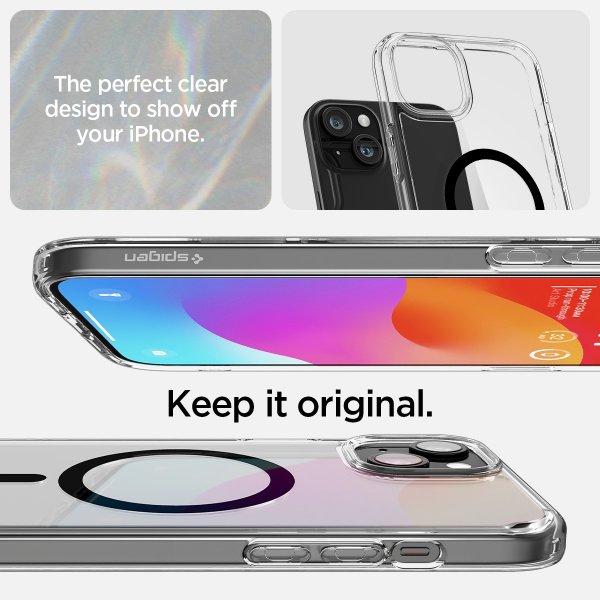 - iPhone 15 Plus - Skal - Ultra Hybrid MagFit - Svart