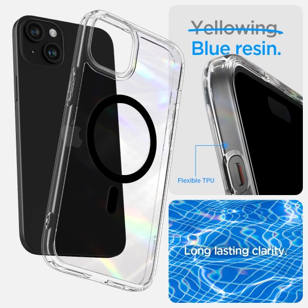 - iPhone 15 Plus - Skal - Ultra Hybrid MagFit - Svart