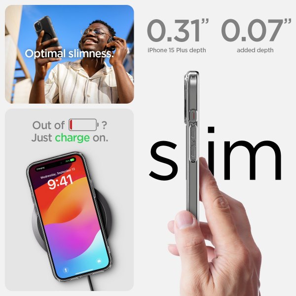 - iPhone 15 Plus - Skal - Ultra Hybrid MagFit - Svart