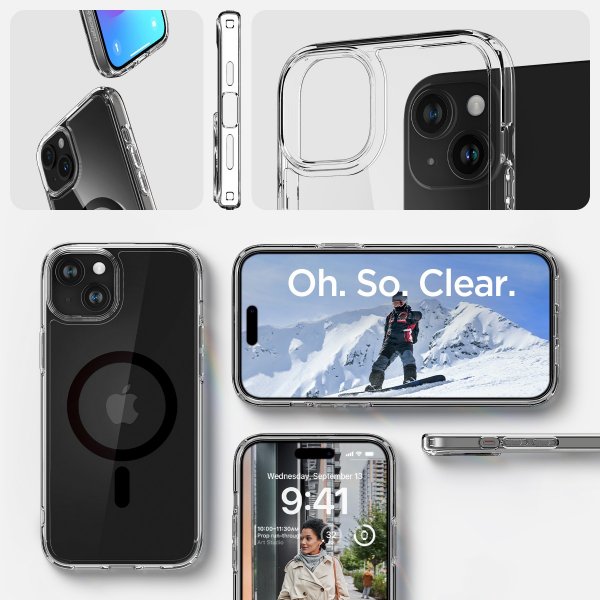 - iPhone 15 Plus - Skal - Ultra Hybrid MagFit - Svart