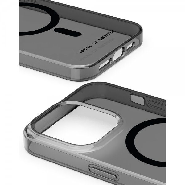 - iPhone 15 Pro Max - Skal - Clear Case MagSafe - Tinted Black