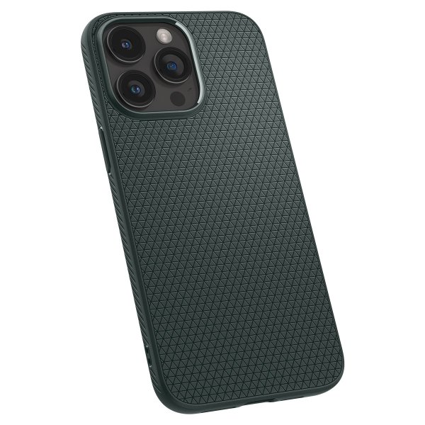 - iPhone 15 Pro Max - Skal - Liquid Air - Abyss Green